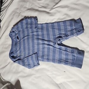 Just one you by Carters blue stripe turtle outfit sz. 3 mon